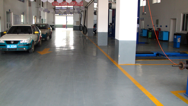 東營現(xiàn)代汽車4S店-薄涂地坪